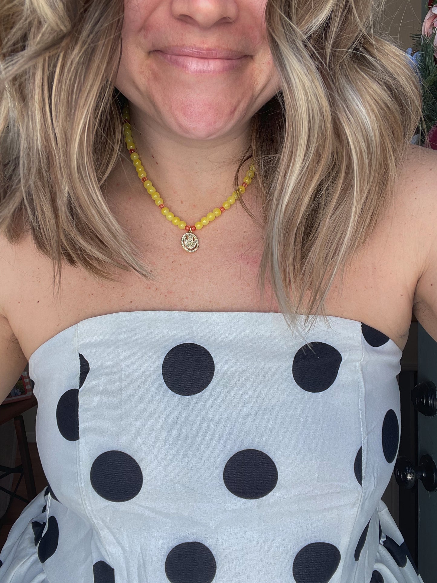 All Smiles Sunshine Beaded Necklace