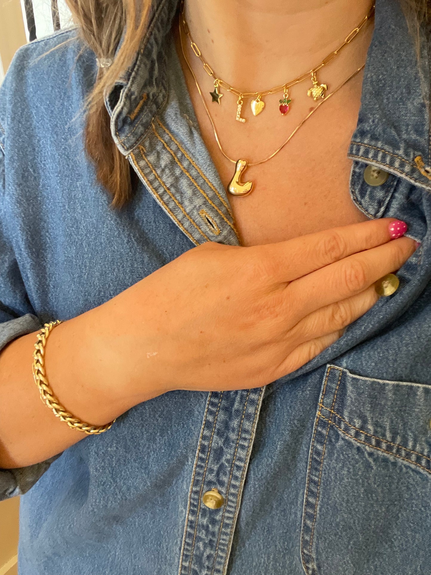 5 Charm CUSTOM Dainty Charm Necklace