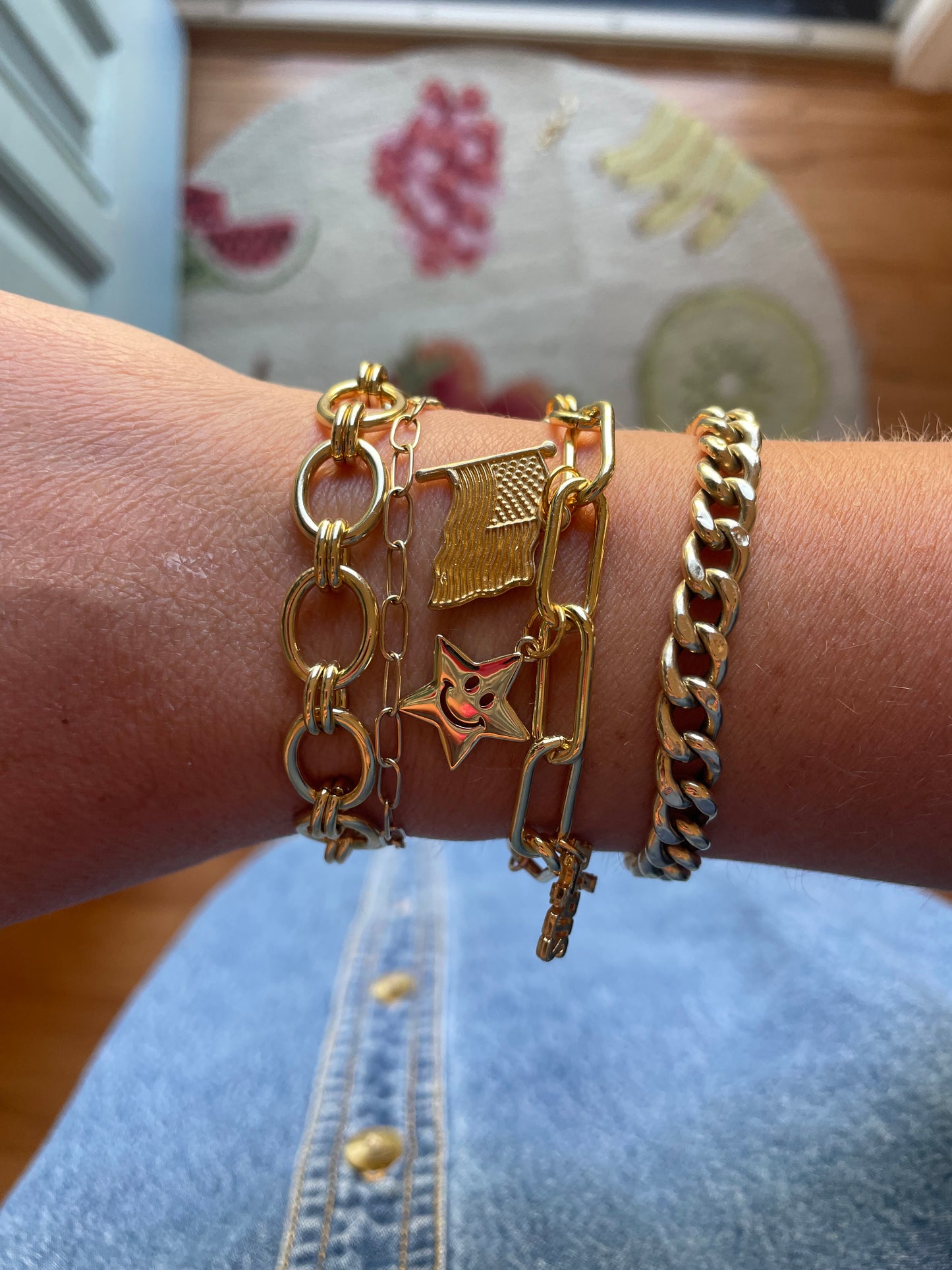 5 Charm CUSTOM Charm Bracelet