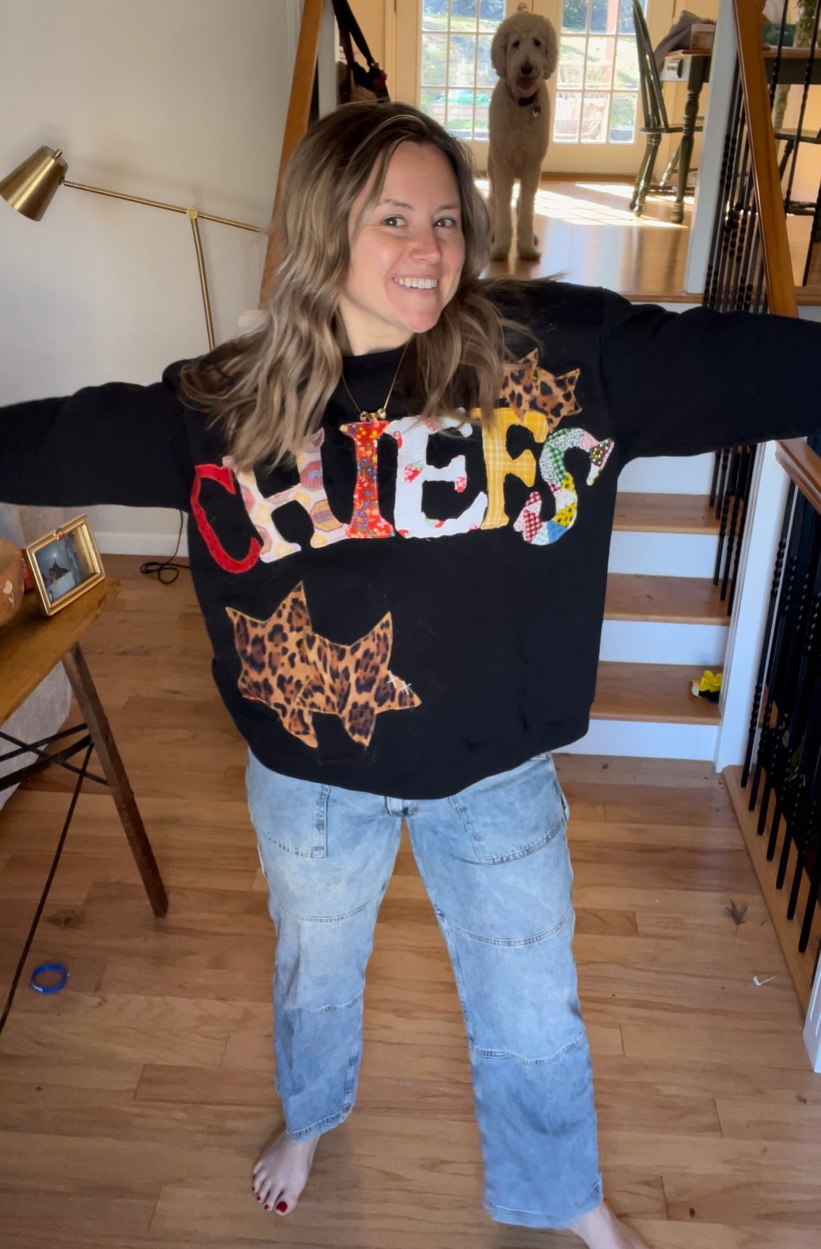 Patchwork Chiefs Handmade Sweatshirt