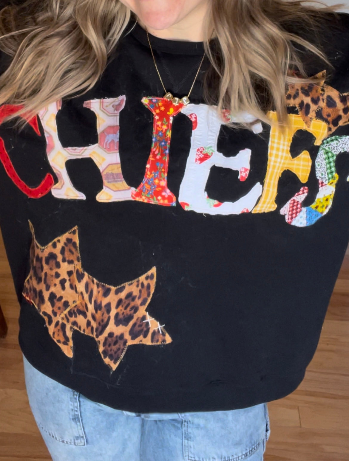 Patchwork Chiefs Handmade Sweatshirt