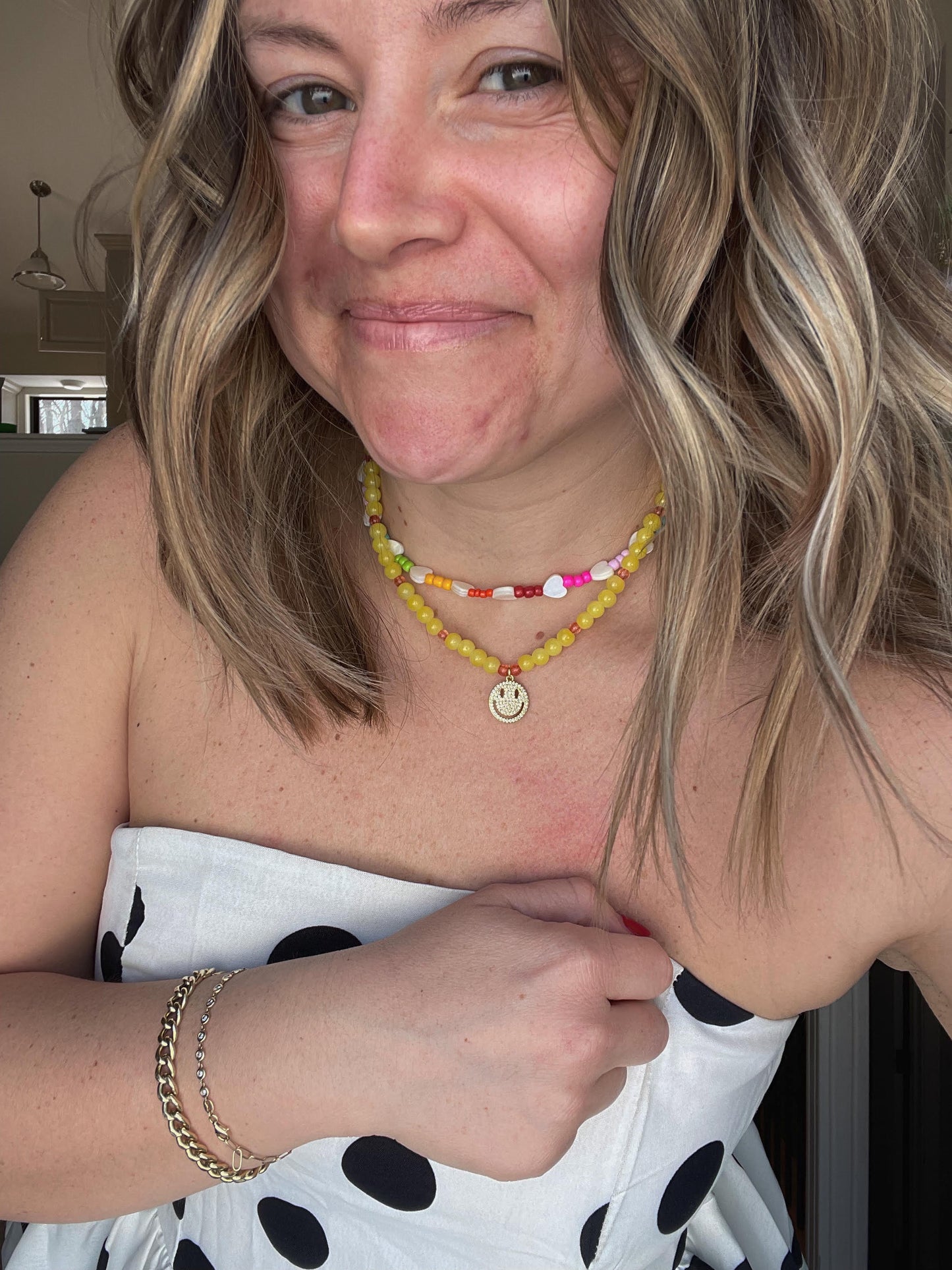 All Smiles Sunshine Beaded Necklace