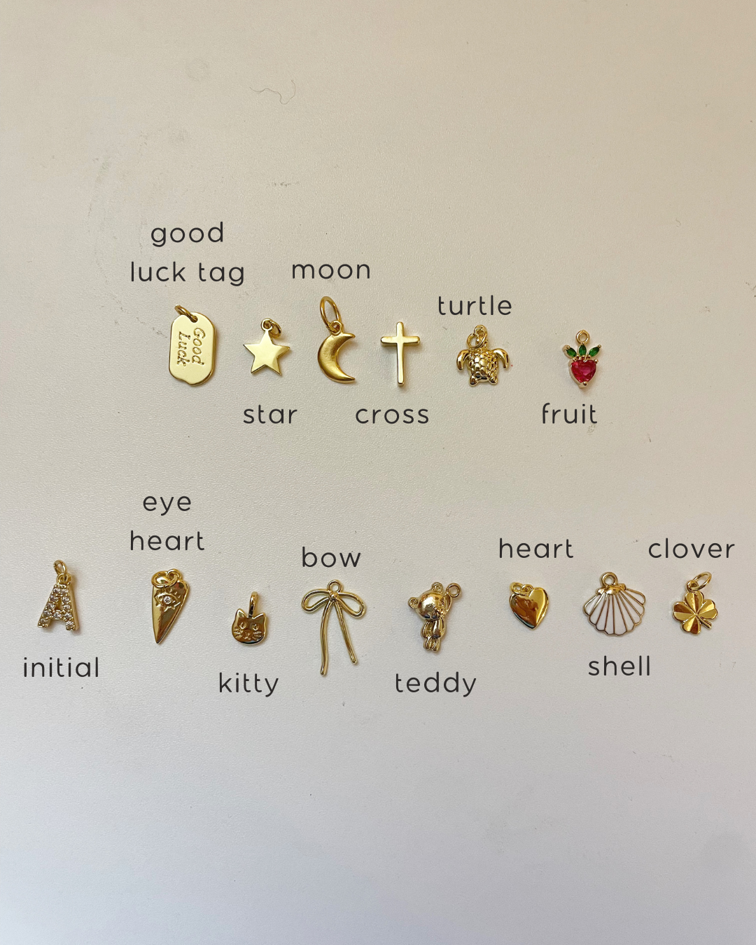 5 Charm CUSTOM Dainty Charm Necklace