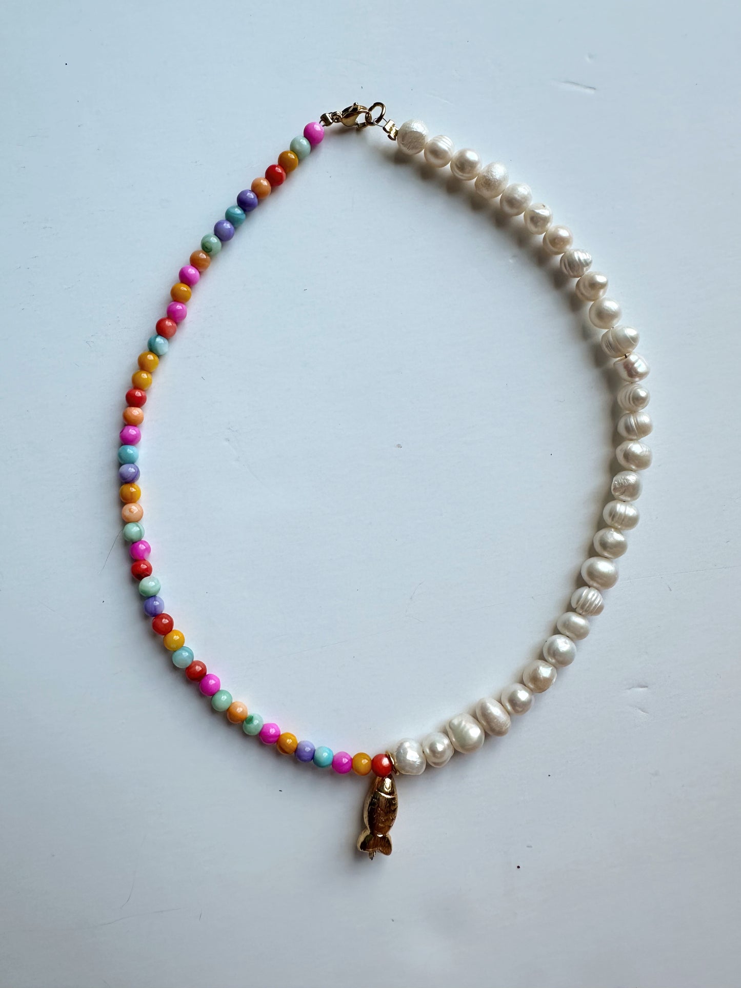 Rainbow Fishy Necklace
