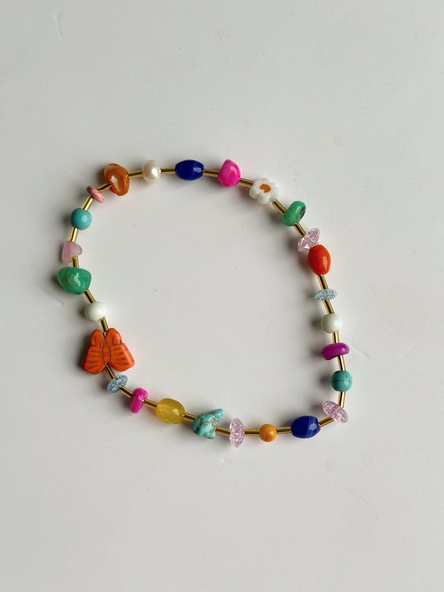 Golden Rainbow Anklet