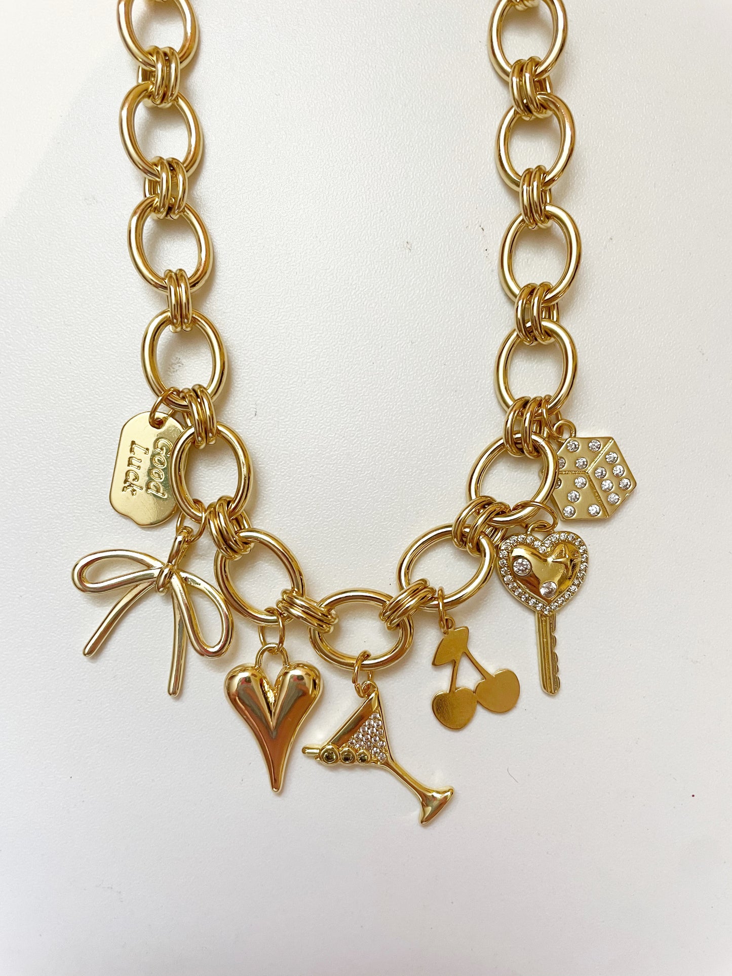 7 CHARM CUSTOM CHARM NECKLACE