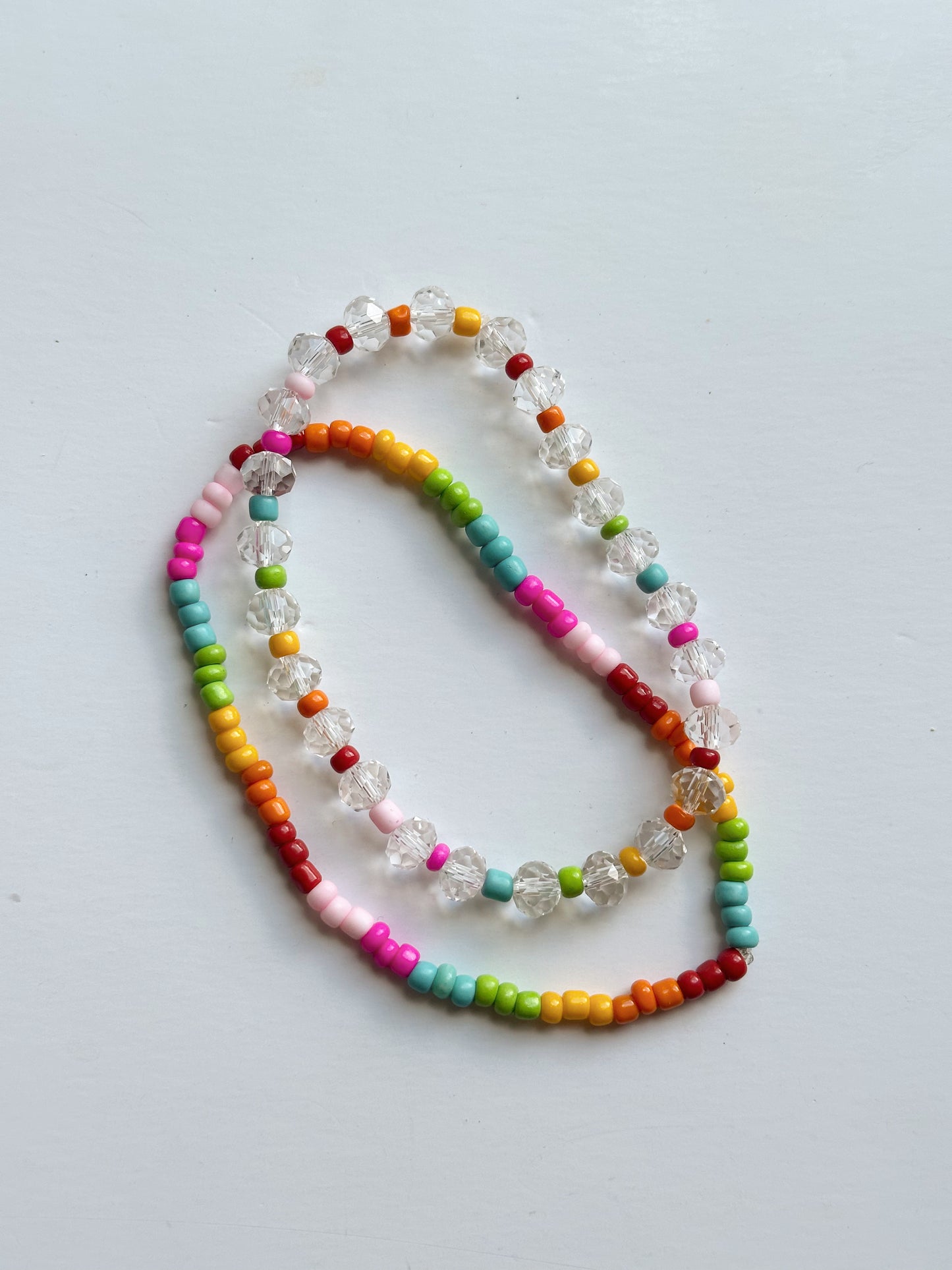 Crystal Rainbow Anklet