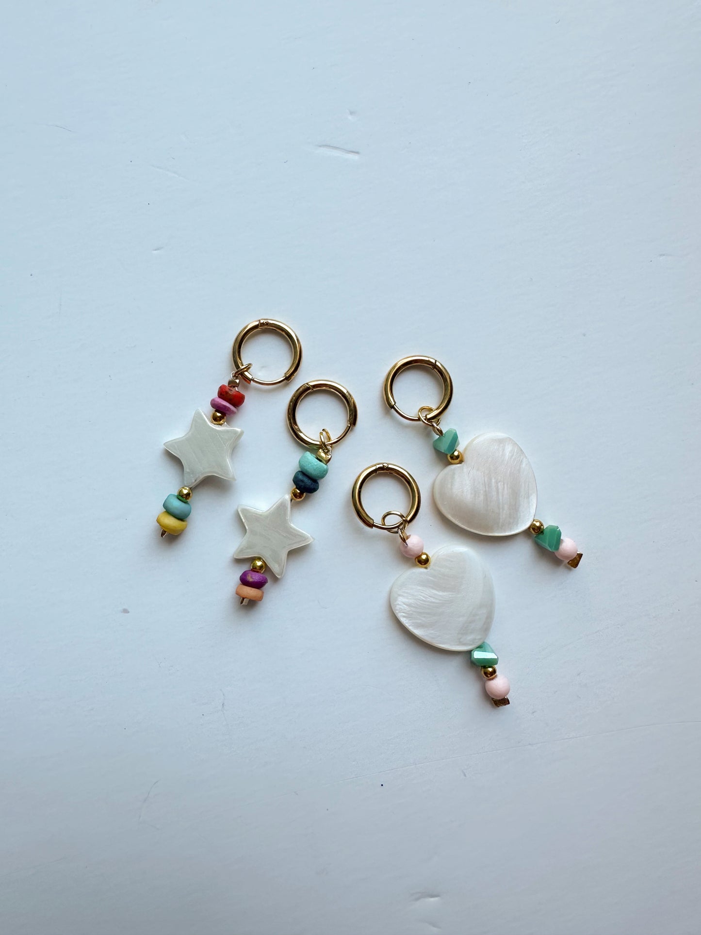 Heart & Star Earrings