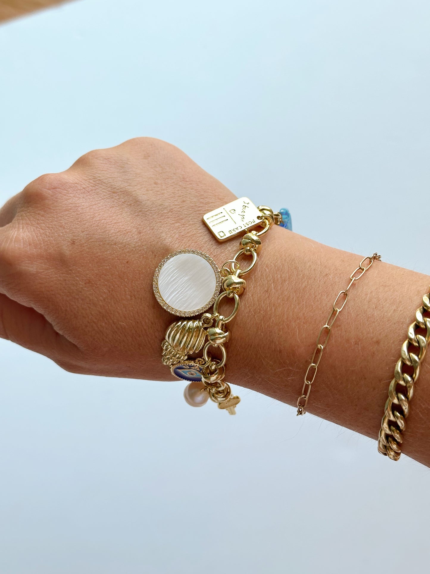 Chunky Beachy Charm Bracelet