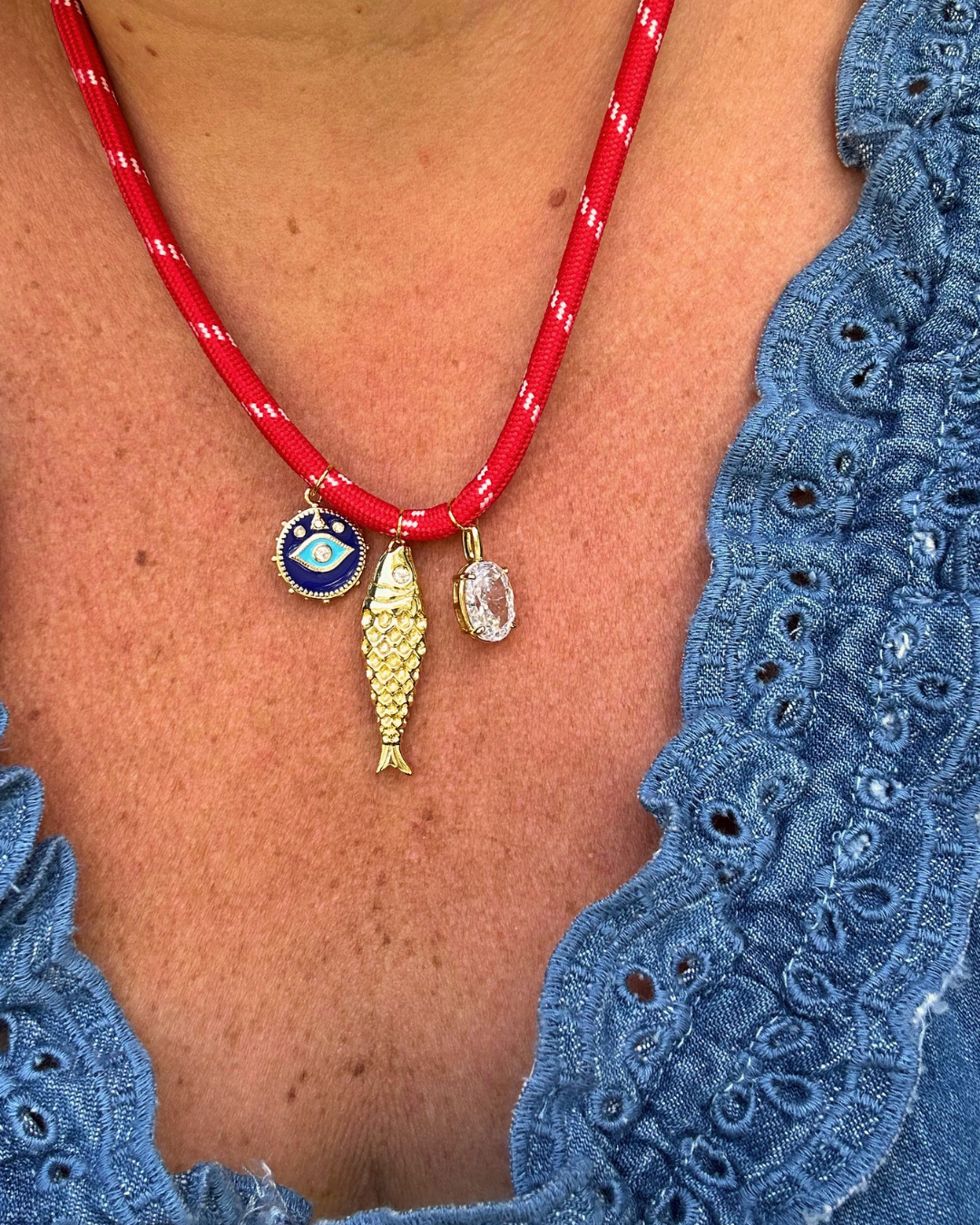 Paracord Custom Charm Necklace