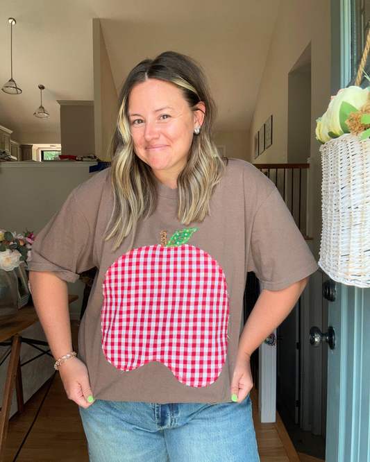 Chocolate Brown Apple Tee