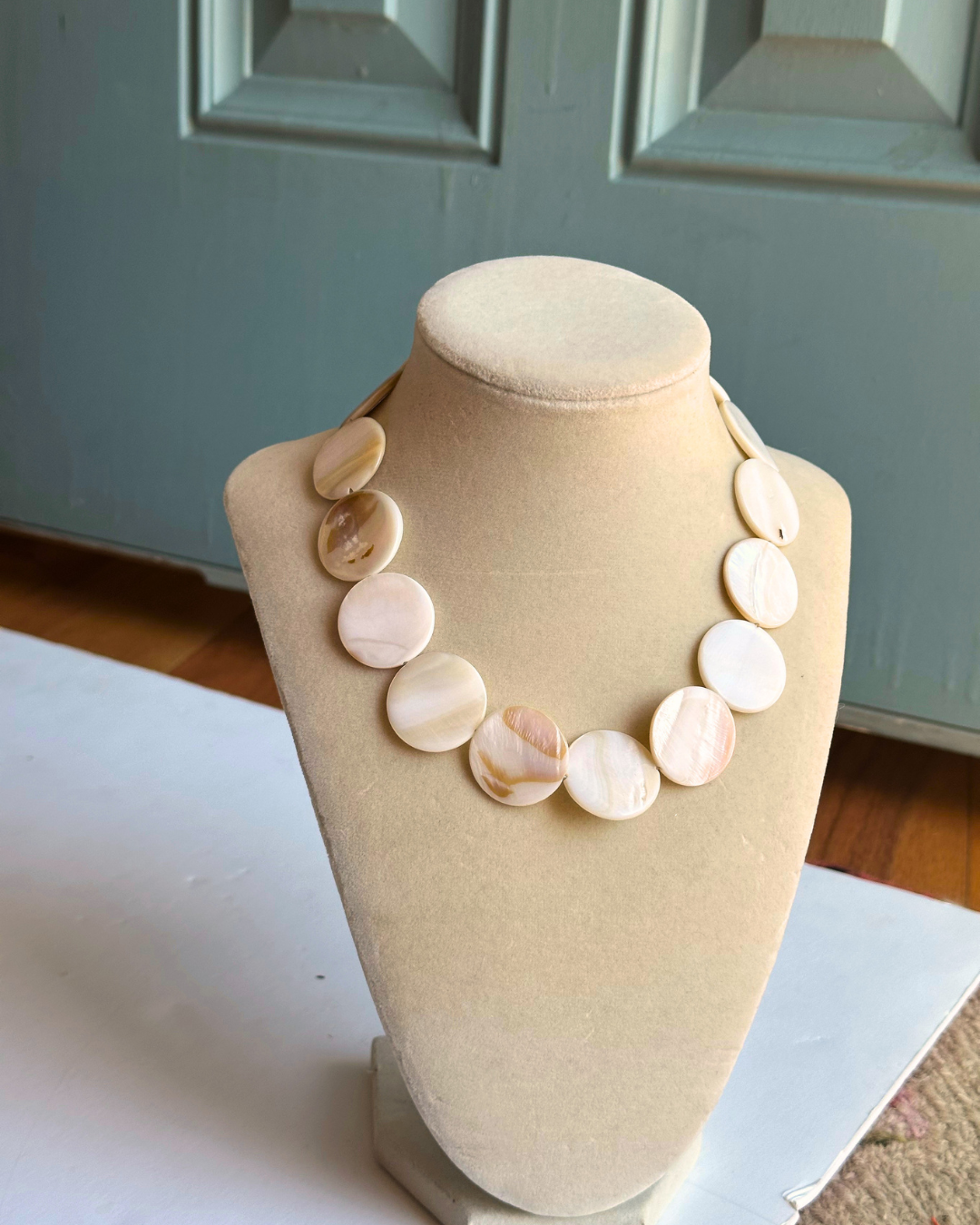 Pearly Shells Beaded Necklace