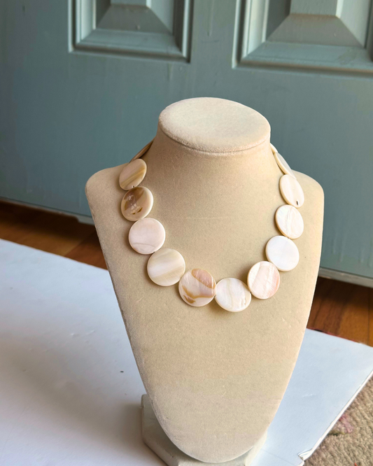 Pearly Shells Beaded Necklace