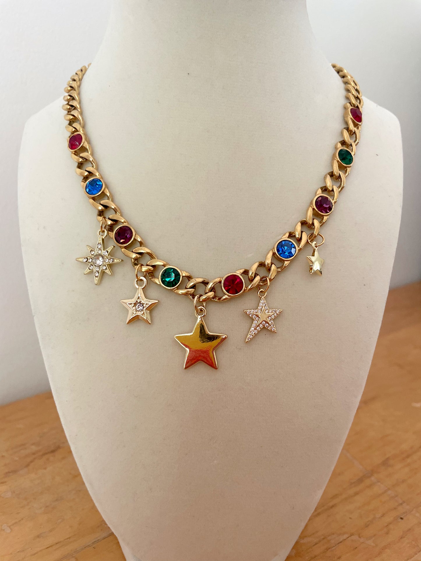 VINTAGE All My Stars Charm Necklace