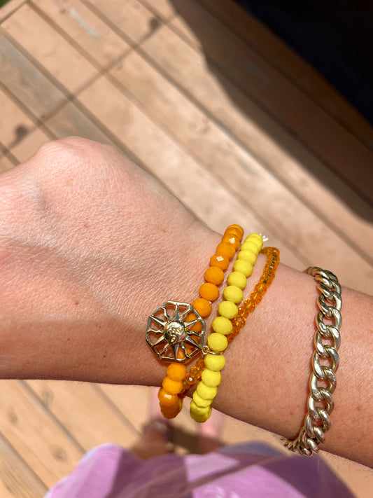 You are my sunshine beaded bracelet