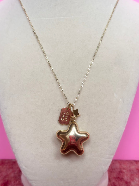 Good Luck Stars Charm Necklace