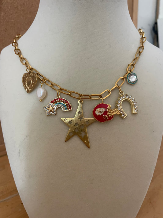 Not in Kansas Vintage Chiefs Charm Necklace