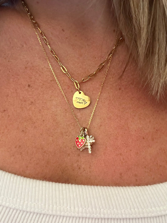 GOLD LJW x Lucky Gal Co. "To The Moon" Necklace
