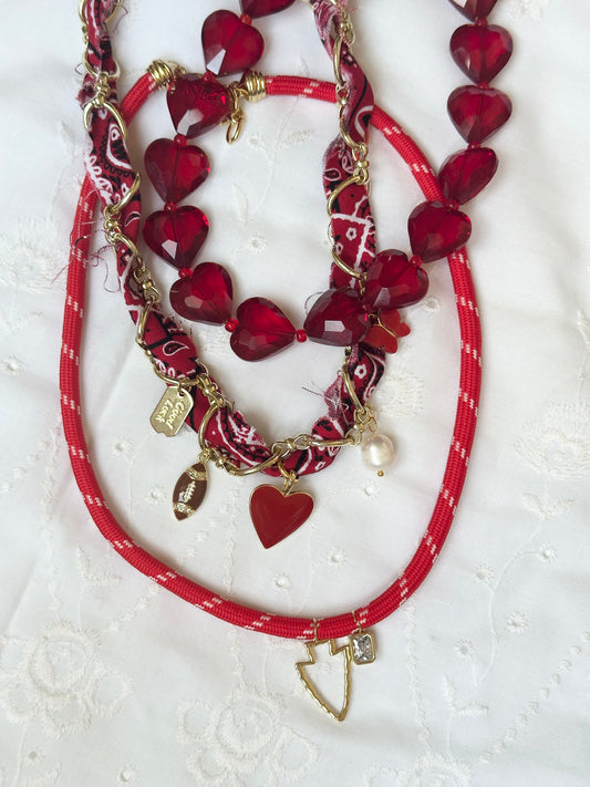 KC Bandana Charm Necklace