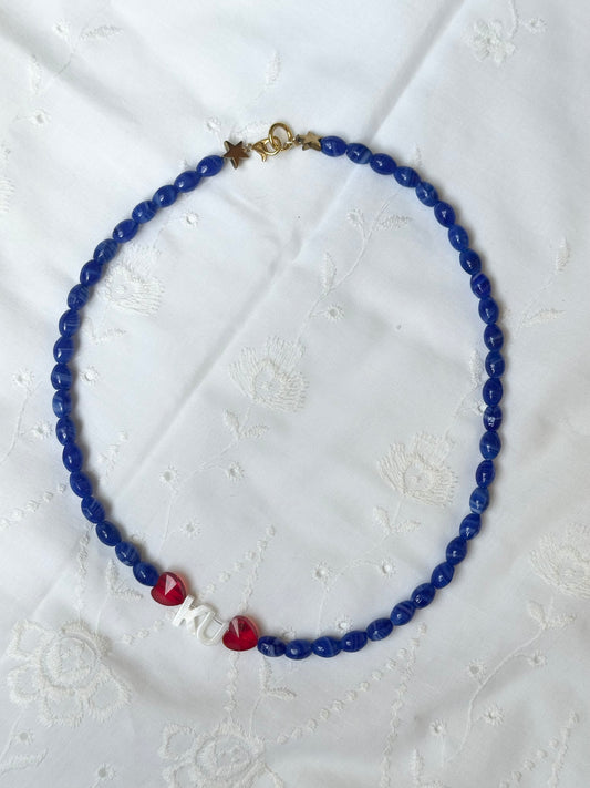KU is for Lovers Beaded Necklace
