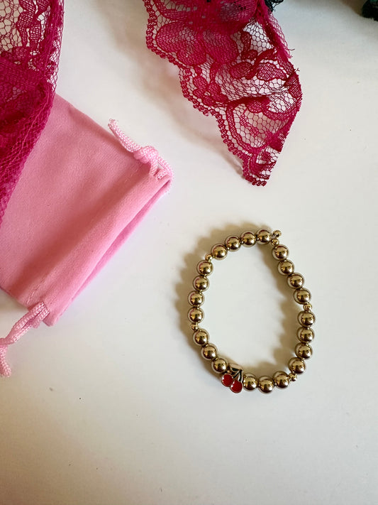 Cherry Gold Bracelet