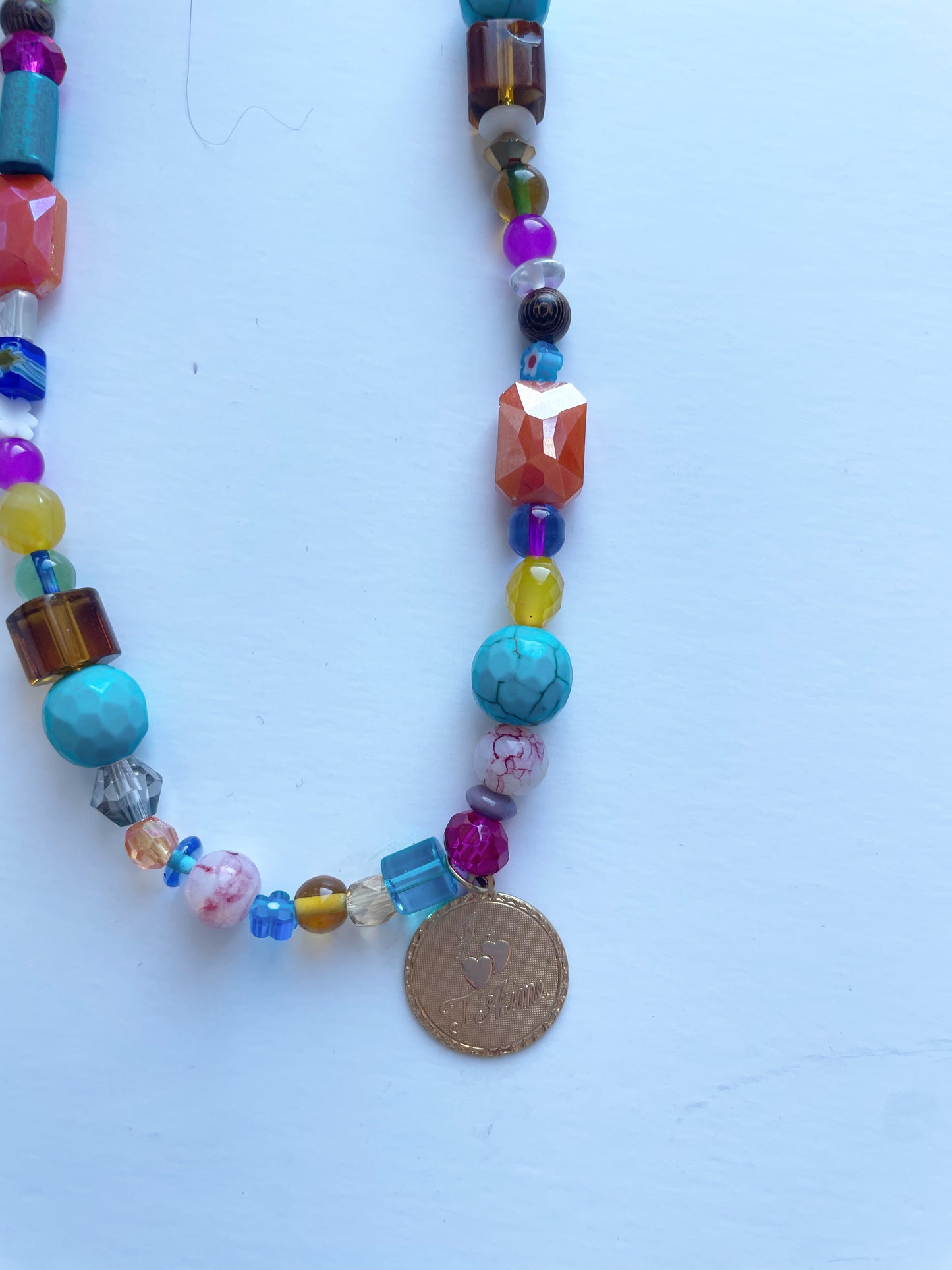 Vintage Je t'aime Beaded Piece