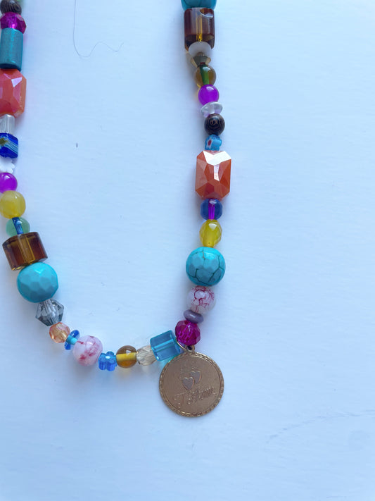 Vintage Je t'aime Beaded Piece