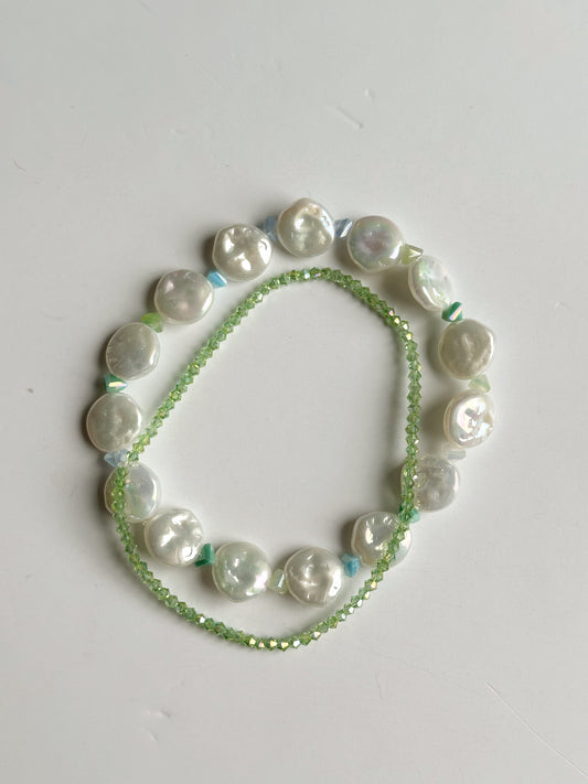Lucky Pearl Anklet Set