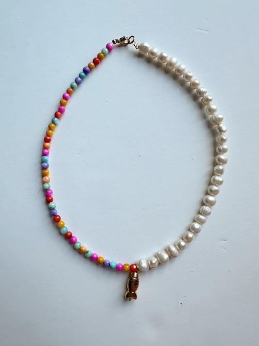 Rainbow Fishy Necklace
