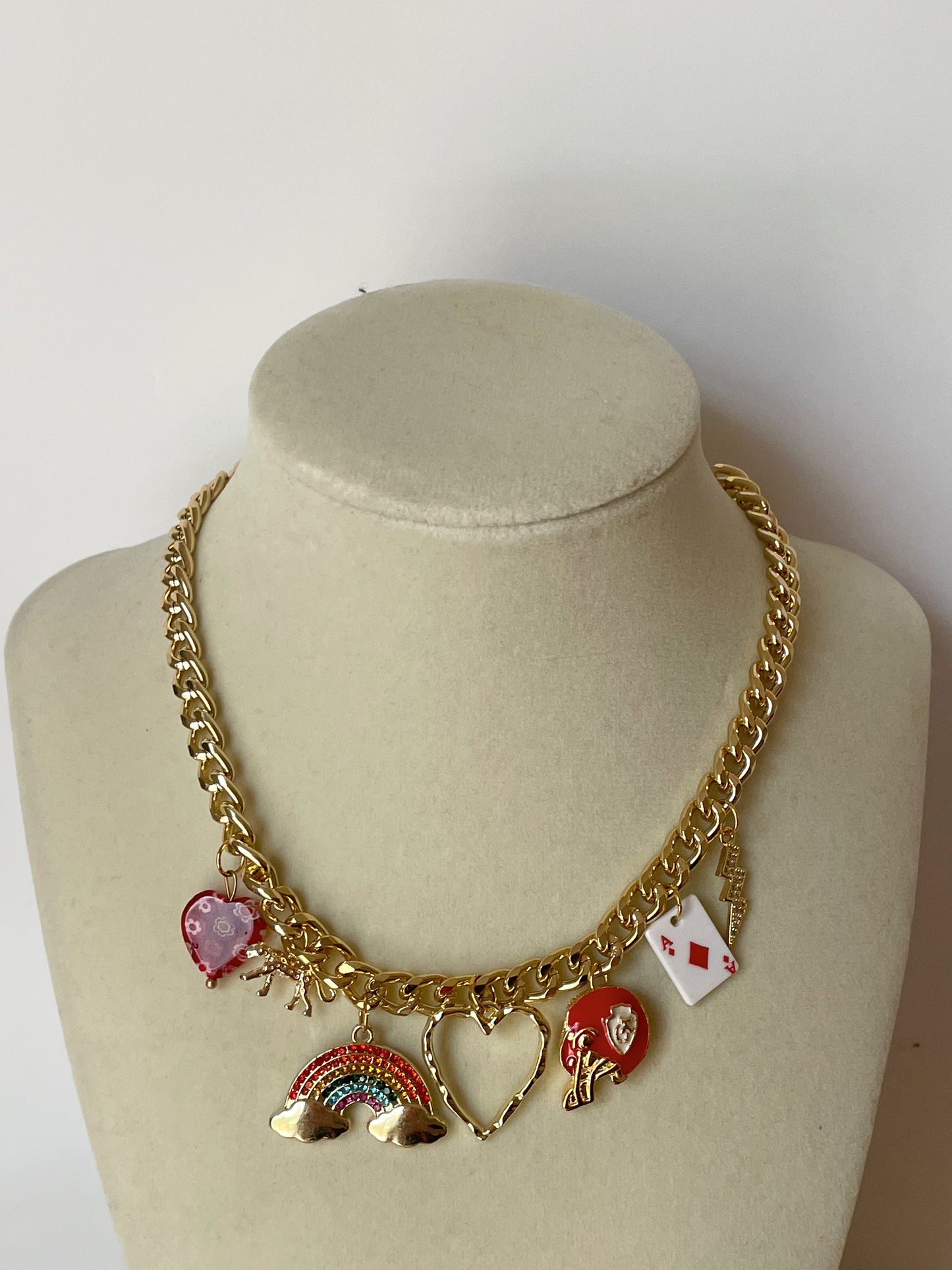 Pot of Gold Vintage KC Charm Necklace