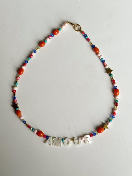 More Amour Beaded Necklace