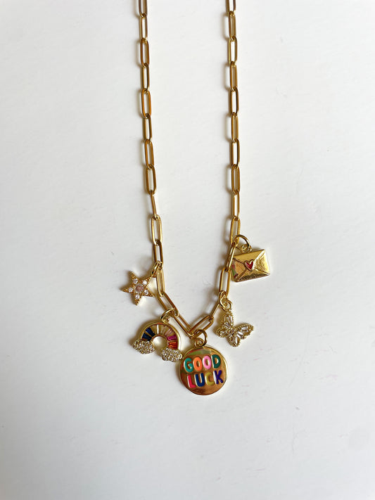 A Shining Star Teacher Charm Necklace