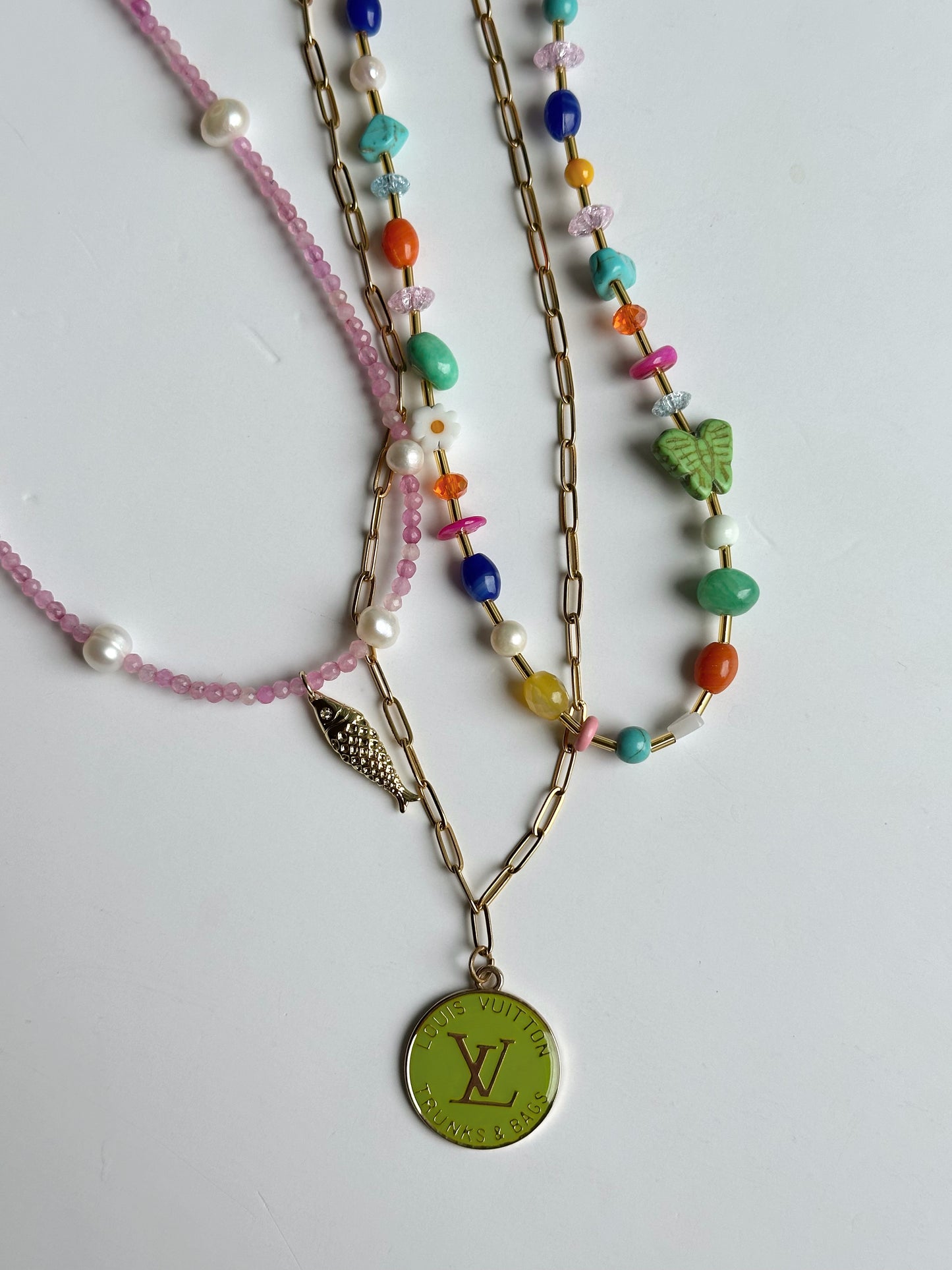 Vintage LV Charm Necklace