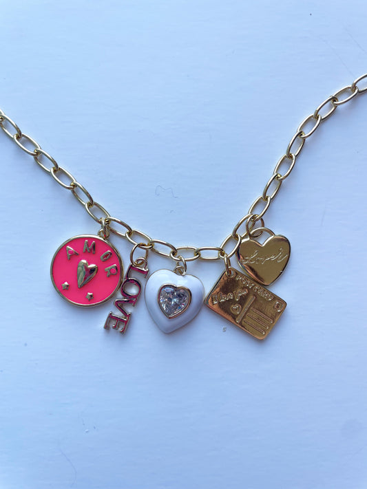 With Love, Charm Necklace